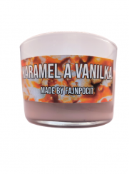 Fajnpocit svíčka s vůní Karamel a vanilka