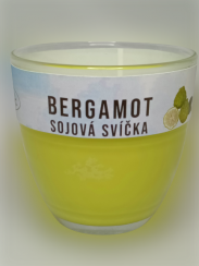 Fajnpocit sojová svíčka ve skle Bergamot
