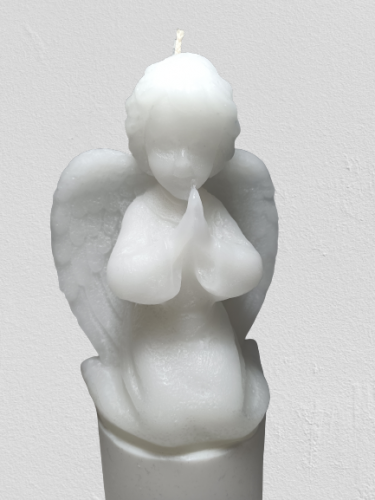Fajnpocit svíčka vosková figurka Anděla s vůní Dove
